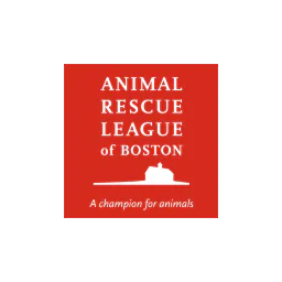Animal Rescue League of Boston logo displayed on the official page for Dedham Animal Care & Adoption Center