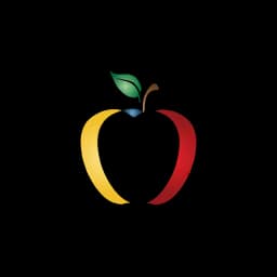 Emblema oficial de manzana del municipio de Apple Valley, responsable del refugio de animales