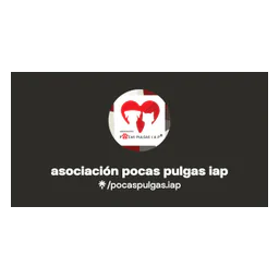 Logotipo de la organización de protección animal Asociación Pocas Pulgas