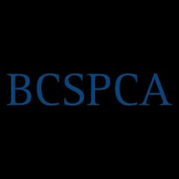 Blue logo of BC SPCA, the organization operating this local centre