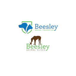 Official Beesley Animal Foundation and Beesley Animal Clinic logos