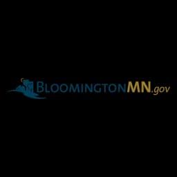 Bloomington city wordmark on the official shelter page