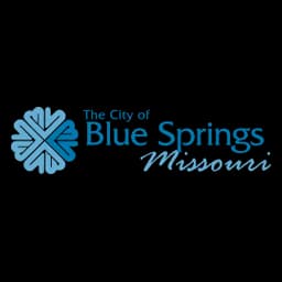 Blue Springs city wordmark on its official shelter page