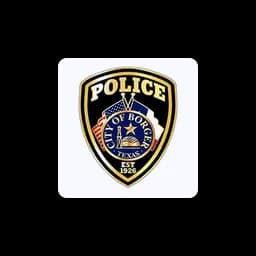 Borger Police Department badge