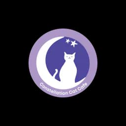 logotipo Constellation Cat Cafe