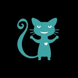 Cat emblem from the official FuRRR Feline Rescue logo