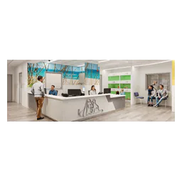 Humane Society of the Treasure Coast shelter reception area from its official website