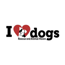 logotipo I Heart Dogs Rescue and Animal Haven