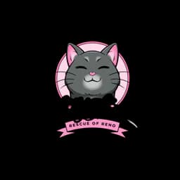 Kitty Kisses Rescue of Reno logo