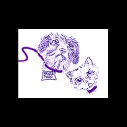 Dog and cat illustration from the official website of Last Chance Animal Rescue