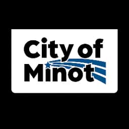 Identity mark of City of Minot displayed on the official website