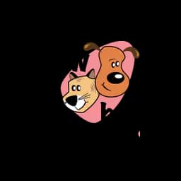 Emblema oficial de perro y gato de New Beginnings