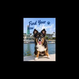 Perro fotografiado por Newport Beach Animal Shelter