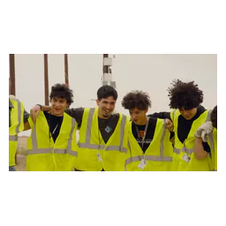 Four people wearing yellow vests pictured on Odessa’s official animal-services page