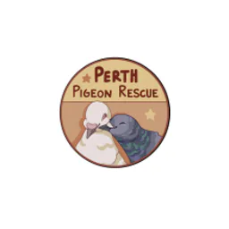 logotipo Perth Pigeon Rescue