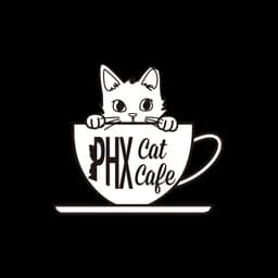 logotipo PHX Cat Cafe