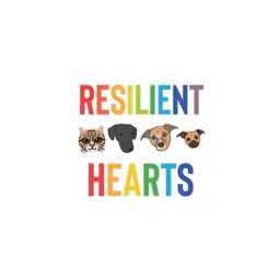 logotipo Resilient Hearts Animal Sanctuary