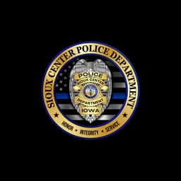 Identity mark of Sioux Center Police Department displayed on its official website