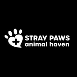 logotipo Stray Paws Animal Haven