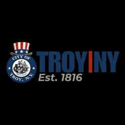 Identity mark of City of Troy displayed on its official website
