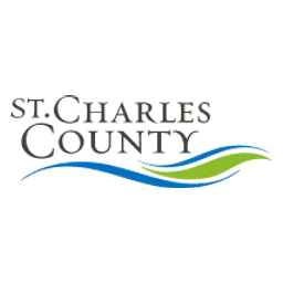 Emblema oficial mostrado en la página gubernamental de St. Charles County Pet Adoption Center