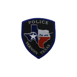 Vernon Police Department patch displayed on its official department page